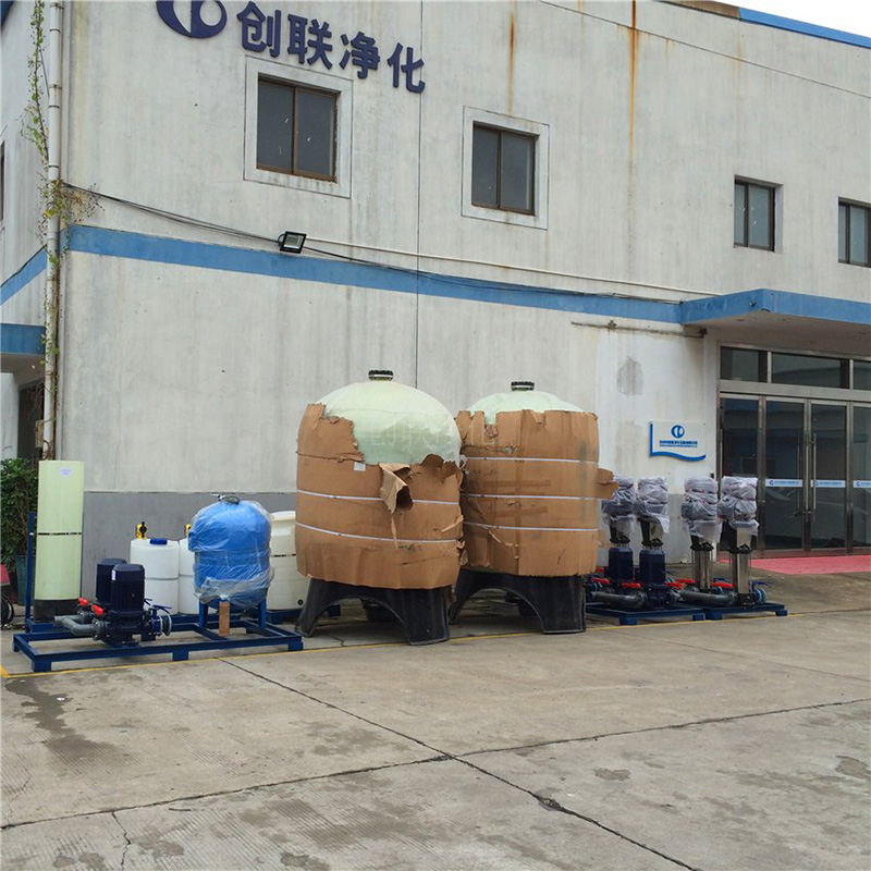 50t/h雨水净化回用，雨水过滤砂缸，过滤器